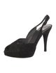 Stuart Weitzman Suede Slingback Pumps