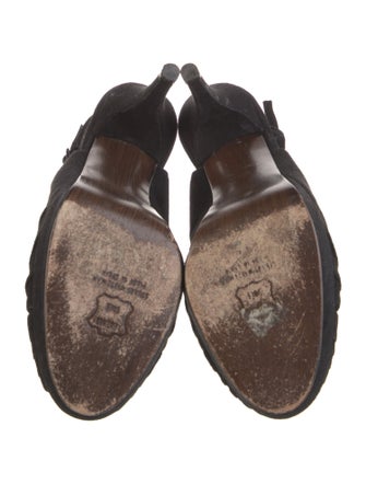 Stuart Weitzman Suede Slingback Pumps