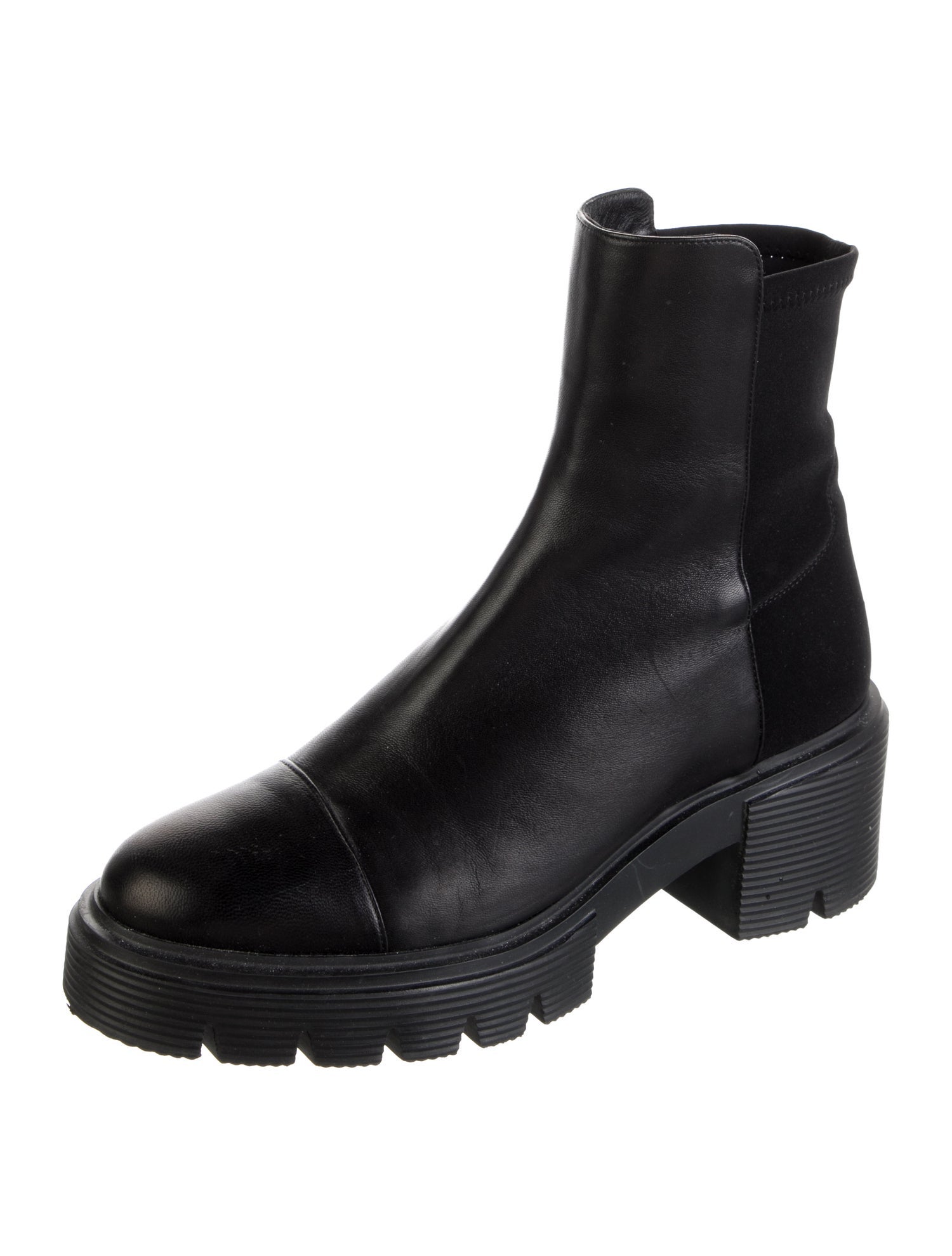 Stuart Weitzman Leather Chelsea Boots