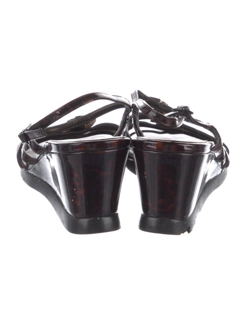 Stuart Weitzman Patent Leather Slingback Sandals