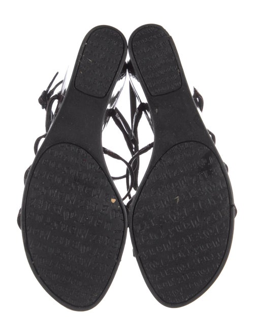 Stuart Weitzman Patent Leather Slingback Sandals