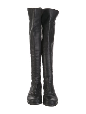 Stuart Weitzman Leather Riding Boots
