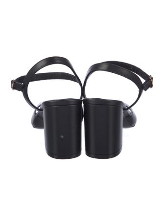 Stuart Weitzman Leather Slingback Sandals