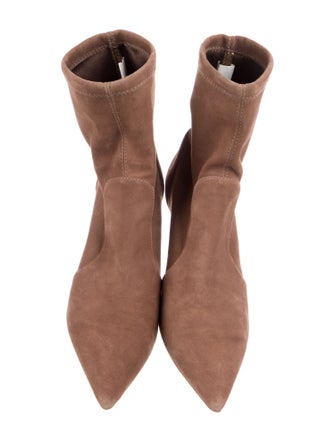 Stuart Weitzman Suede Sock Boots