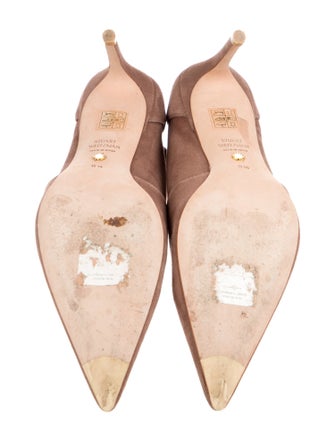 Stuart Weitzman Suede Sock Boots