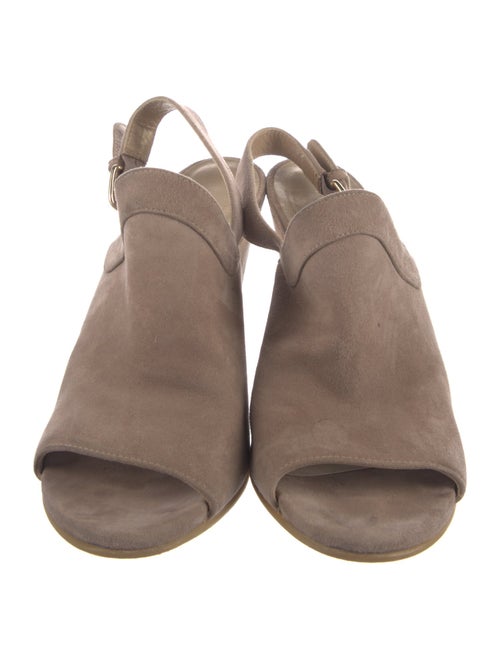 Stuart Weitzman Suede Slingback Sandals
