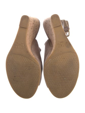 Stuart Weitzman Suede Slingback Sandals