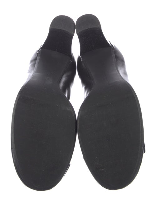 Stuart Weitzman Leather Bow Accents Pumps