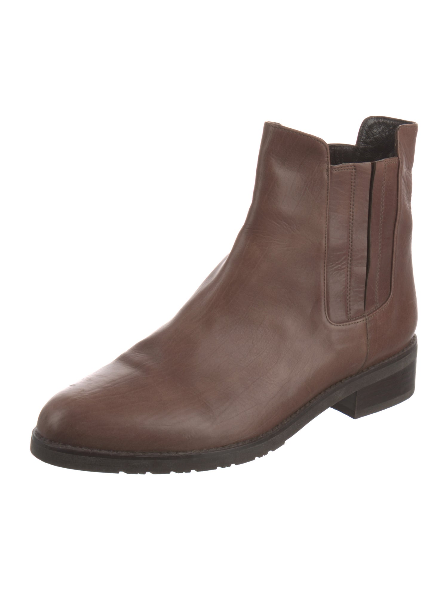 Stuart Weitzman Leather Chelsea Boots