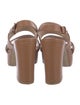 Stuart Weitzman Leather Slingback Sandals