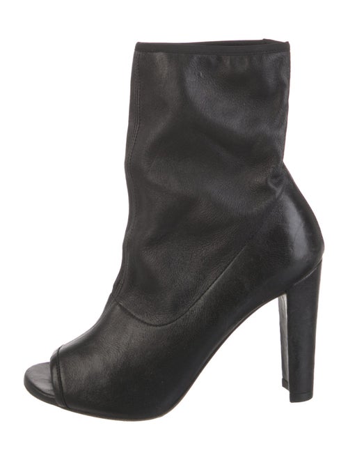 Stuart Weitzman Leather Sock Boots