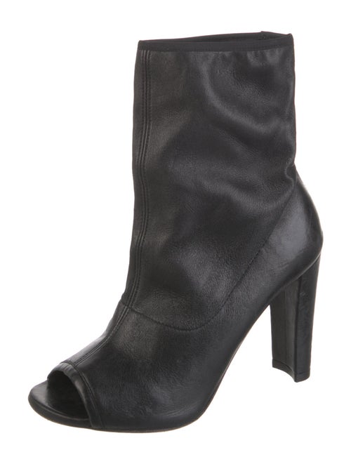 Stuart Weitzman Leather Sock Boots