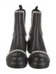Stuart Weitzman Leather Beaded Accents Chelsea Boots