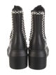 Stuart Weitzman Leather Beaded Accents Chelsea Boots