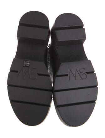 Stuart Weitzman Leather Beaded Accents Chelsea Boots