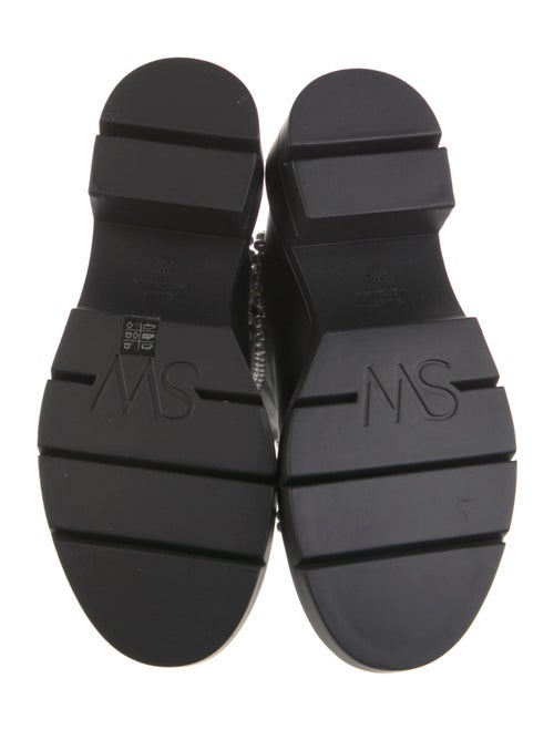 Stuart Weitzman Leather Beaded Accents Chelsea Boots