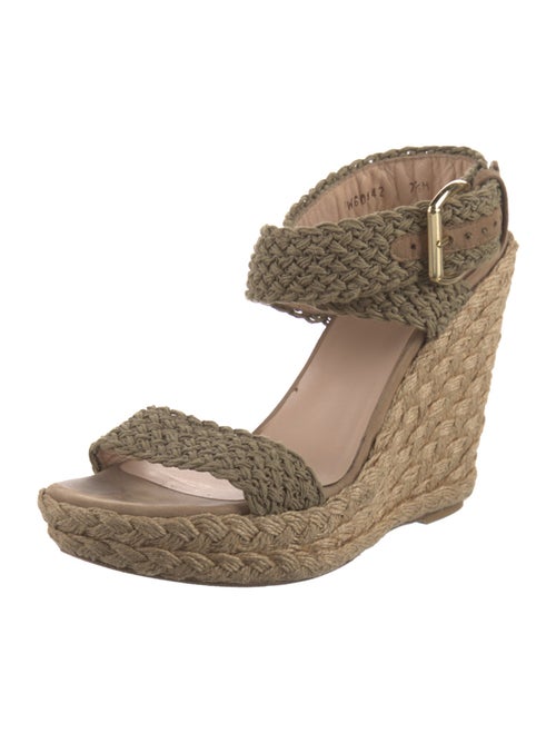 Stuart Weitzman Jute Braided Accents Espadrilles