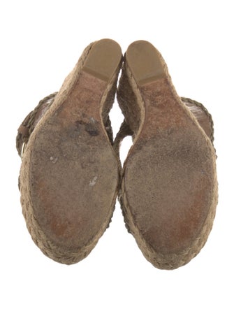 Stuart Weitzman Jute Braided Accents Espadrilles