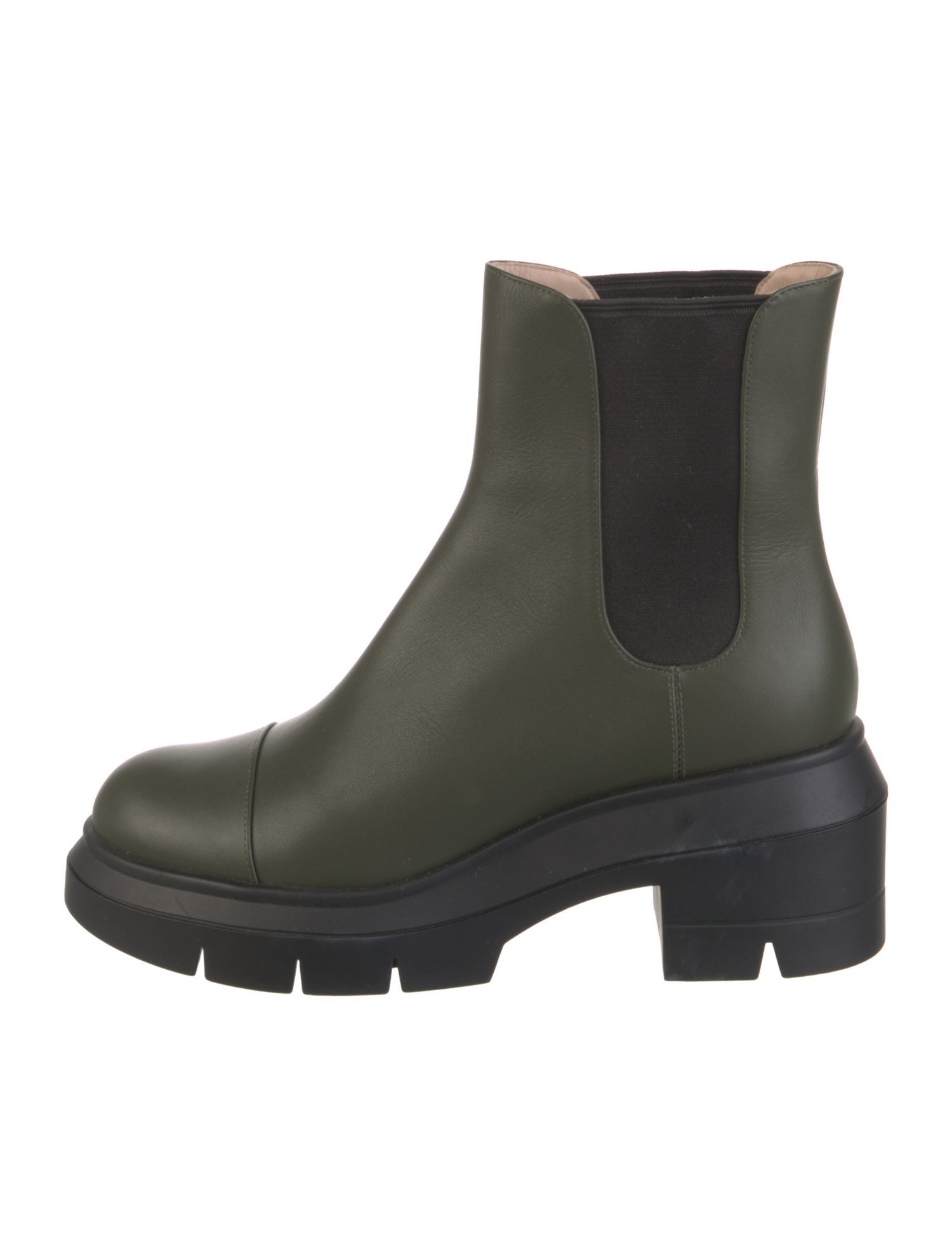 Stuart Weitzman Leather Chelsea Boots