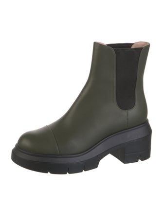 Stuart Weitzman Leather Chelsea Boots