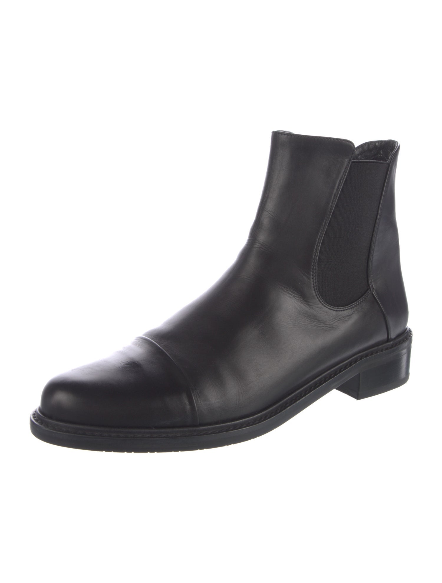 Stuart Weitzman Leather Chelsea Boots