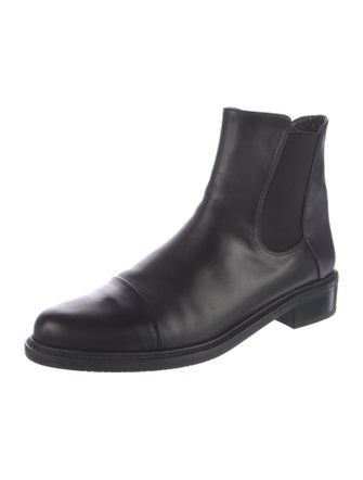 Stuart Weitzman Leather Chelsea Boots