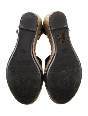 Stuart Weitzman Suede Animal Print Espadrilles