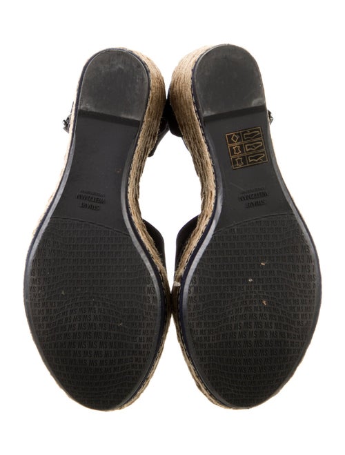 Stuart Weitzman Suede Animal Print Espadrilles