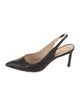 Stuart Weitzman Leather Slingback Pumps