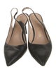 Stuart Weitzman Leather Slingback Pumps