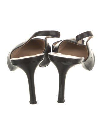 Stuart Weitzman Leather Slingback Pumps