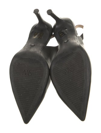 Stuart Weitzman Leather Slingback Pumps