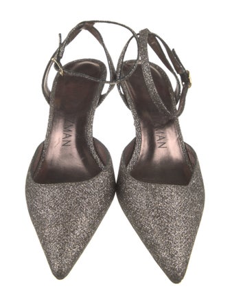 Stuart Weitzman Glitter Slingback Pumps