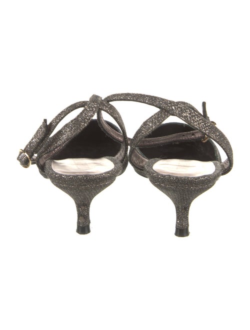 Stuart Weitzman Glitter Slingback Pumps