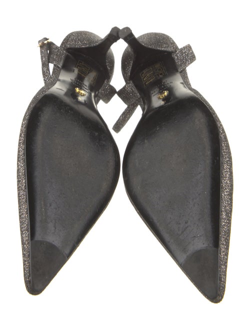 Stuart Weitzman Glitter Slingback Pumps