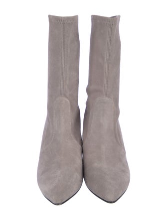 Stuart Weitzman Suede Sock Boots