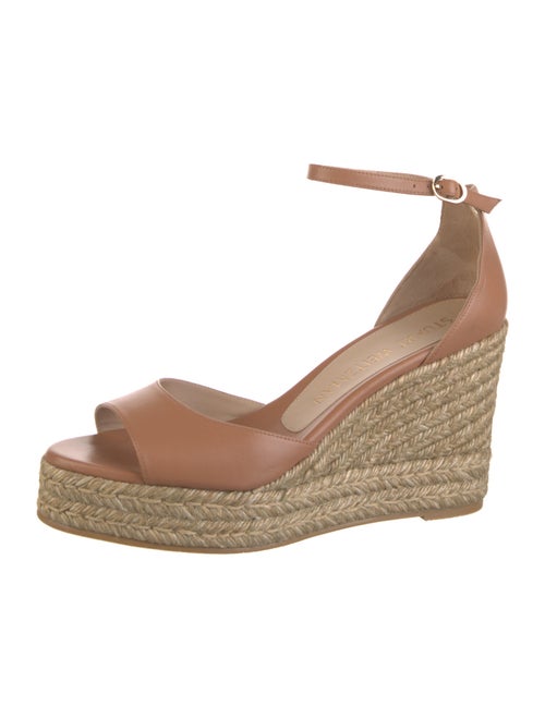 Stuart Weitzman Leather Espadrilles