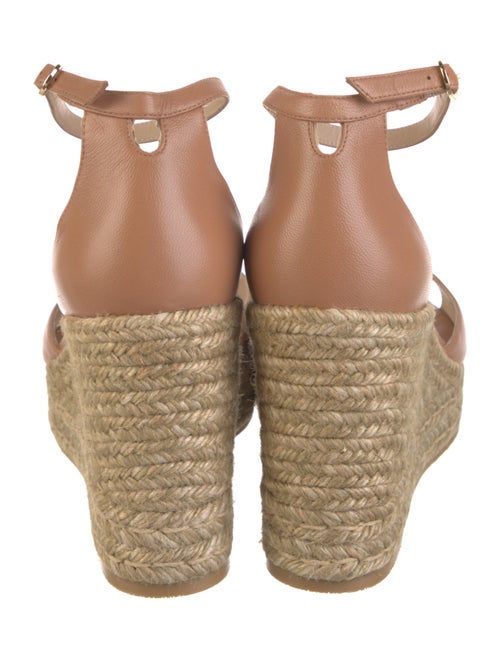Stuart Weitzman Leather Espadrilles