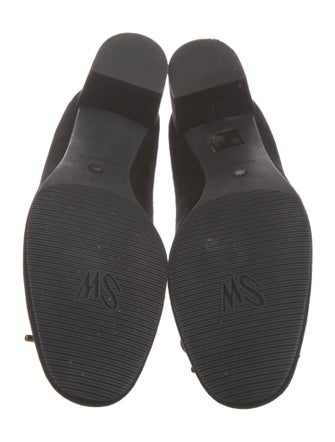 Stuart Weitzman Suede Bow Accents Pumps