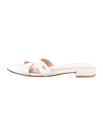 Stuart Weitzman Leather Slides
