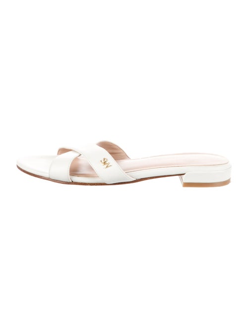 Stuart Weitzman Leather Slides