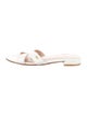 Stuart Weitzman Leather Slides