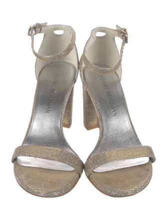 Stuart Weitzman Glitter Sandals