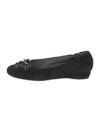Stuart Weitzman Suede Flats