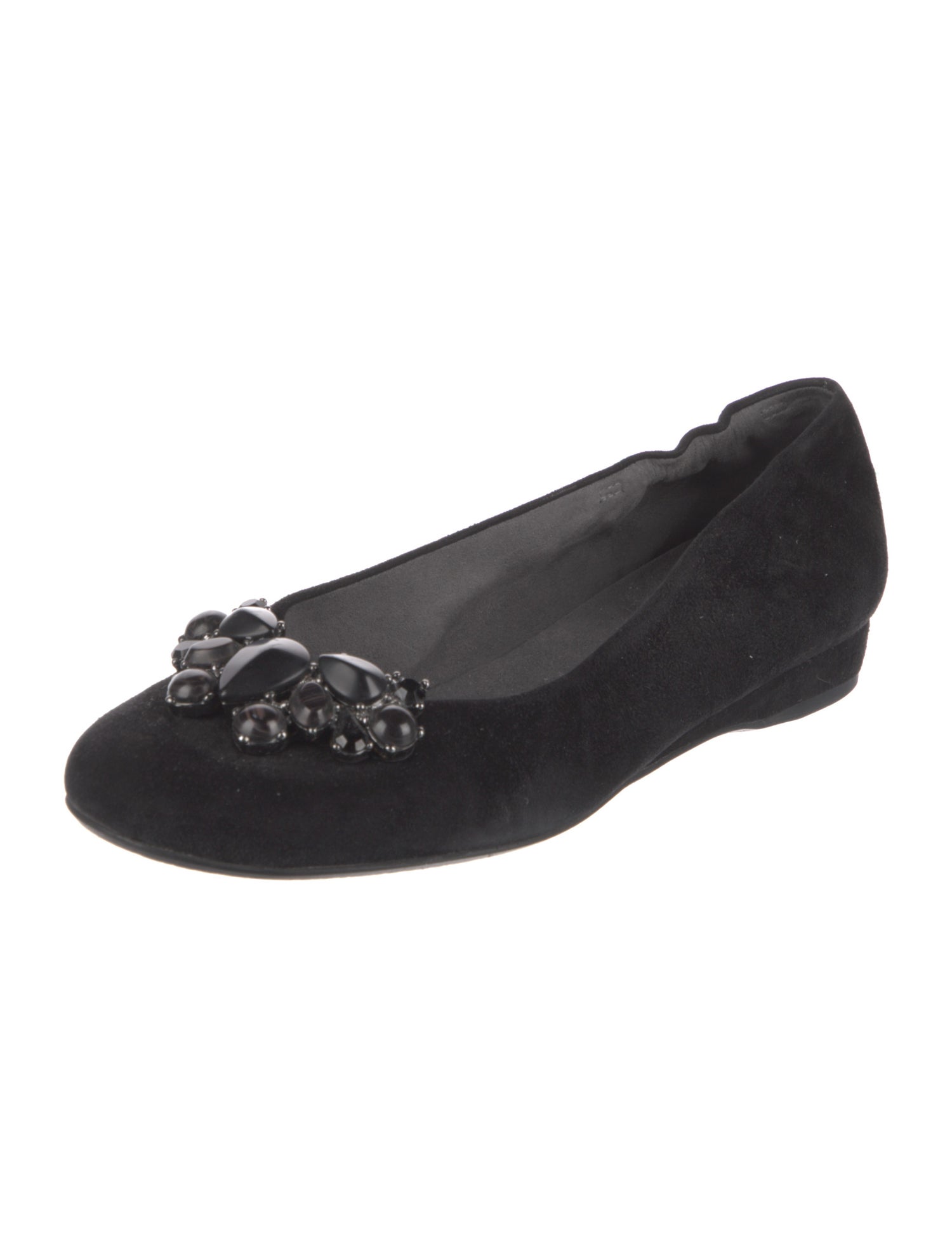 Stuart Weitzman Suede Flats