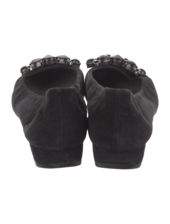 Stuart Weitzman Suede Flats