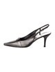 Stuart Weitzman Leather Slingback Pumps
