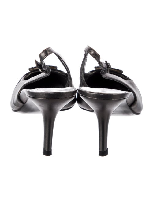 Stuart Weitzman Leather Slingback Pumps