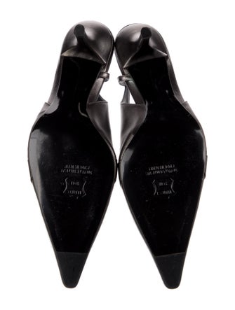 Stuart Weitzman Leather Slingback Pumps