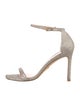 Stuart Weitzman Glitter Glitter Accents Sandals
